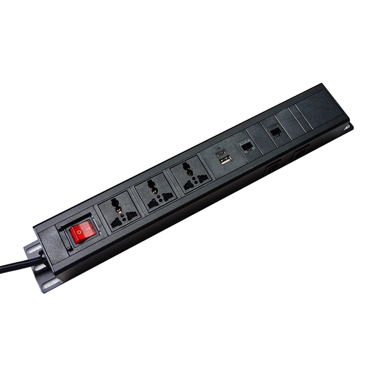 Can Be Connected in Series Power Distribution Unit Customized Socket Two Cat6 USB A+C
