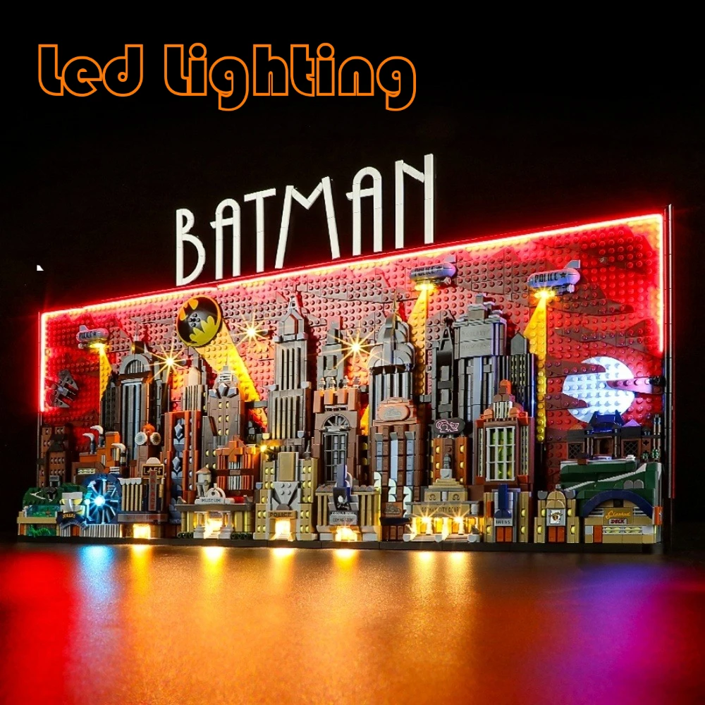 

Набор осветительных приборов для LEGO The Animated Series Gotham City 76271, не включает строительные блоки (только комплект светодиодных ламп)