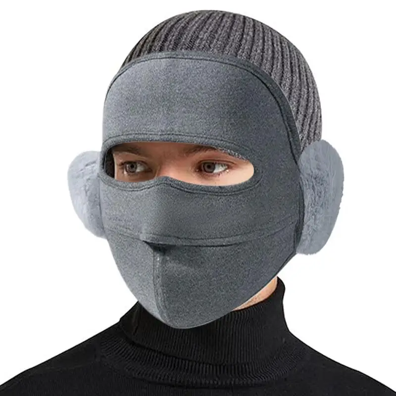 Couvre-visage coupe-vent respirant pour temps froid, chauffe-visage, moto, vêtements de sauna, ski, hiver