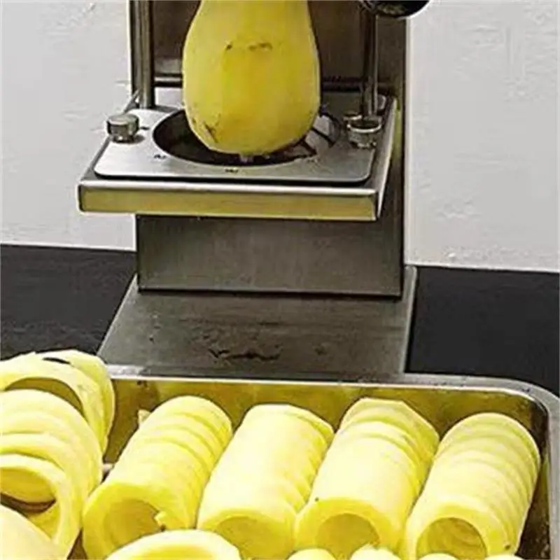 

Electric Twist French Fries Curly French Fries Machine Potato Tool Cyclone Potato Tower Machine for Commercial