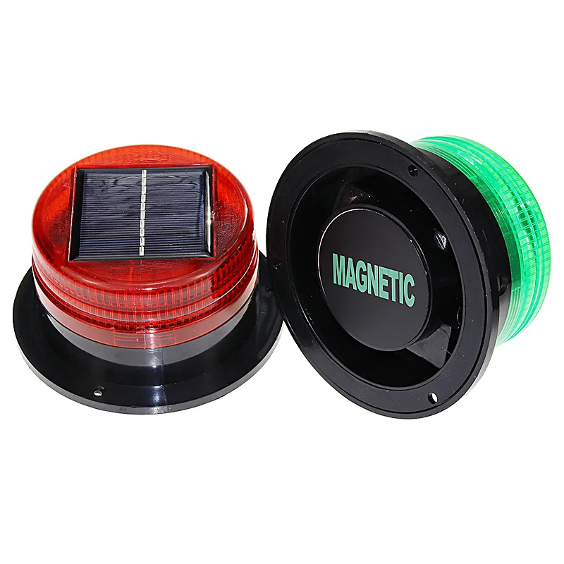 Magnetic Car Roof Blinking Light High-light Energy Efficient Night LED Solar Warning Light Emergency Signal Automatic Sensor