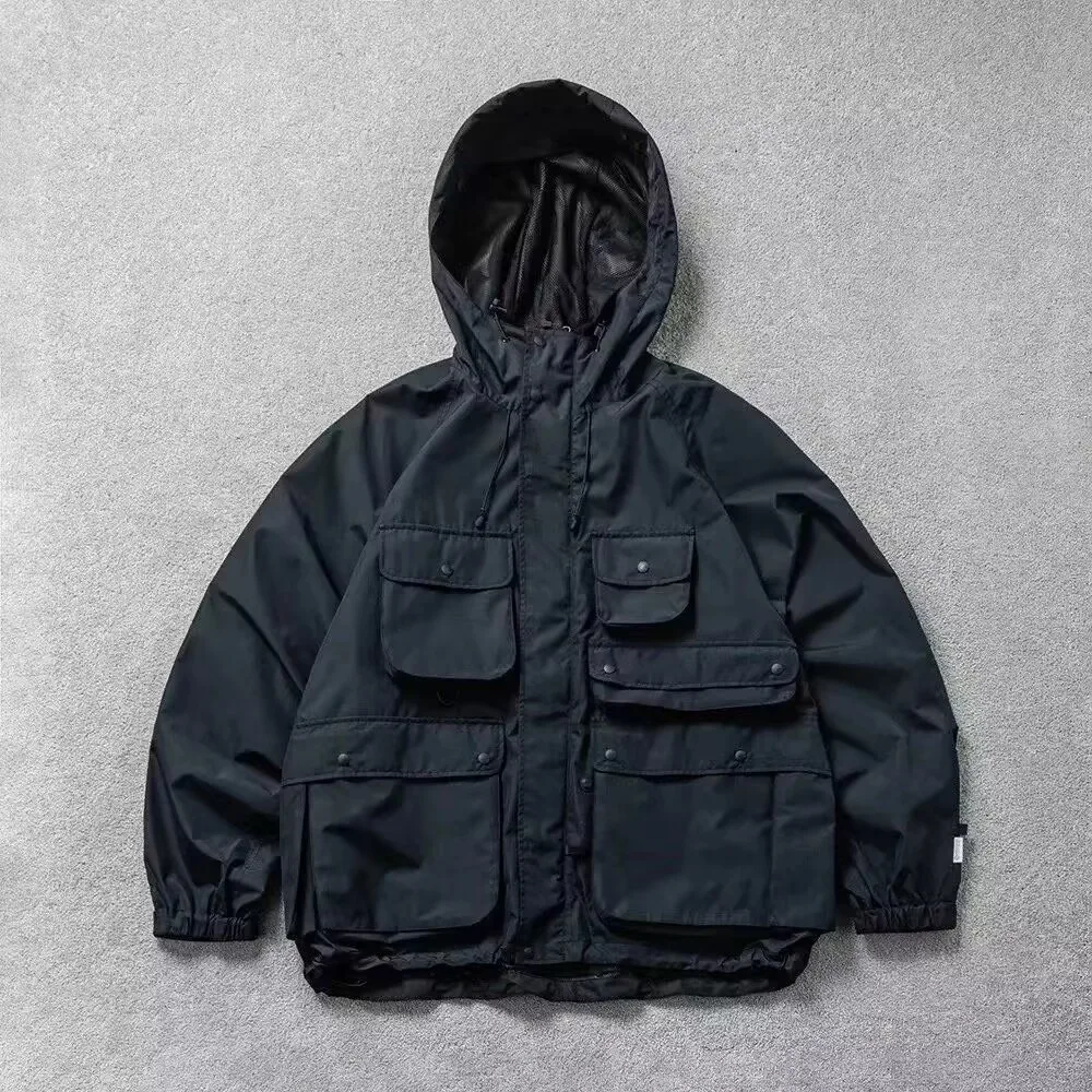 

Уличная горная легкая свободная посадка ai Pier39 Jaet, многоэтажная тактическая ветровка ex Stand, размер, лето 2024