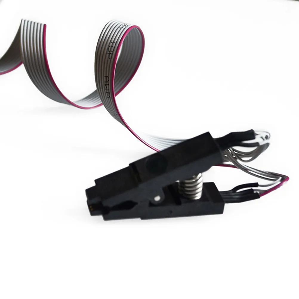 Burning Chip Clip Sop8 1.27mm Pitch Wide and Narrow Body Bios Dip8 Clip Adapter Clamp for Programmer Protection