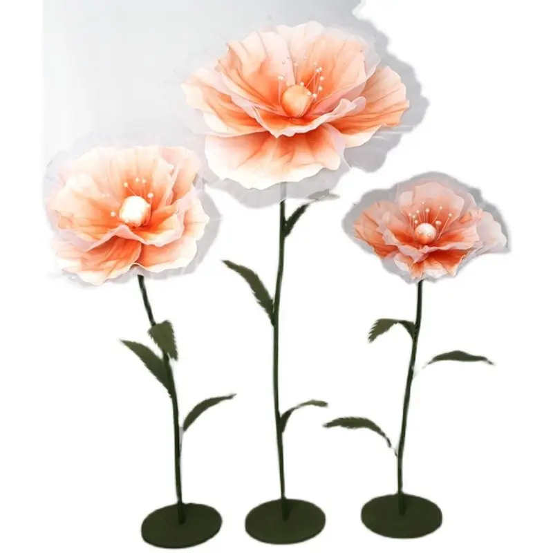 New wedding props silk flower foam flower window decoration ornament, paper flower t-table road guide wedding scene arrangement