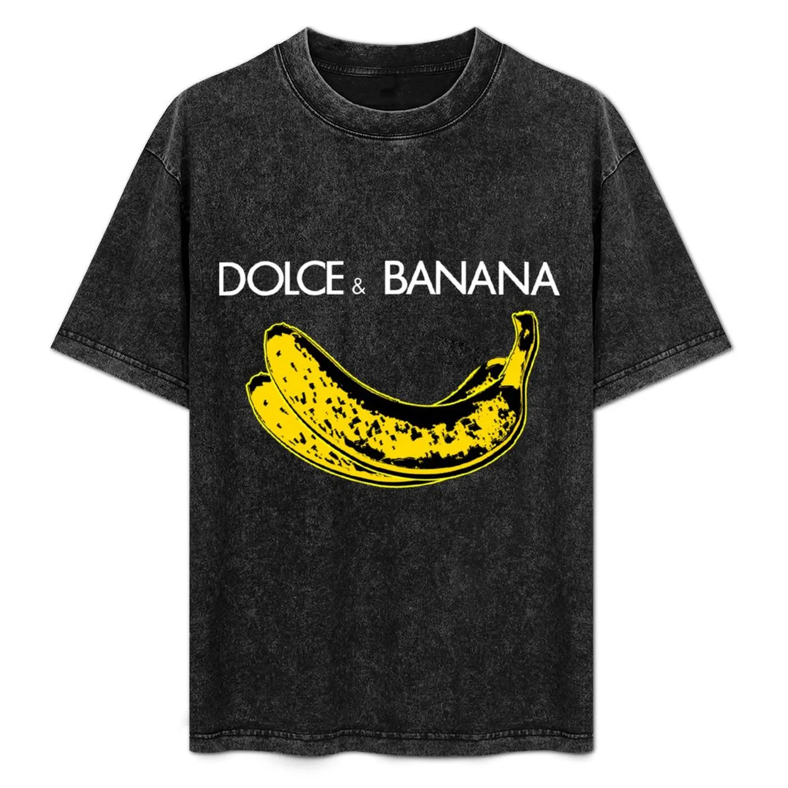 

Dolce & Banana - Bananas Lovers Fruitarians Vegan FashionTee / Sticker T-Shirt Sweat Absorbing Sports Tee Shirt