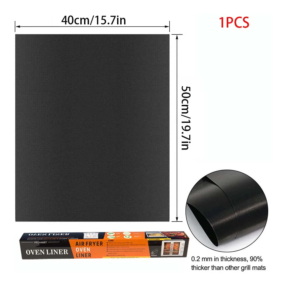 60*40 cm Nicht-stick BBQ Grill Matte Backen Matte Grill Werkzeug Kochen Grillen Blatt Wärme Widerstand Leicht zu Reinigen Küche BBQ Werkzeug