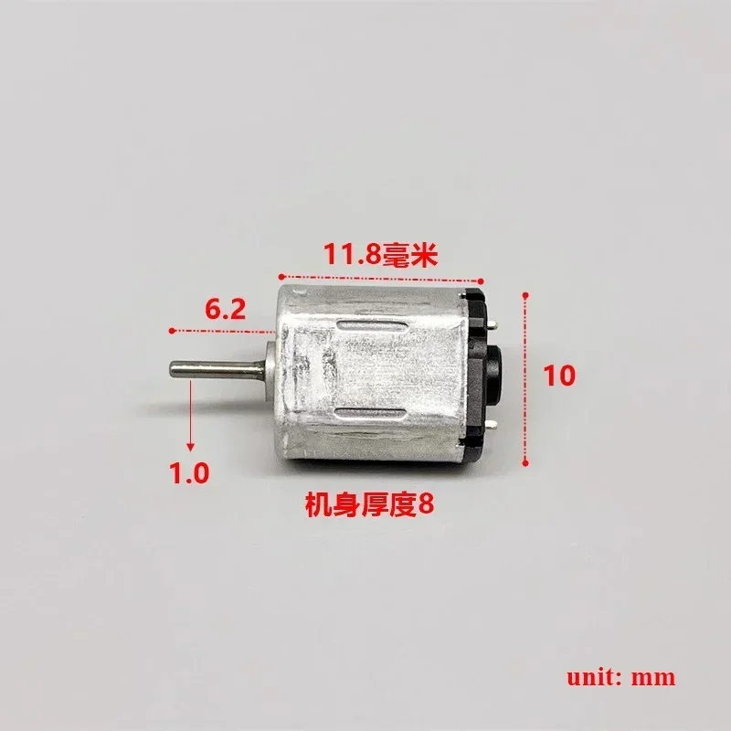Mabuchi FF-M10VA-08210 Mini Tiny M10 High Speed Electric Motor 17500RPM DC 3V/3.7V 10mmx8mm for DIY Hobby Toy Model