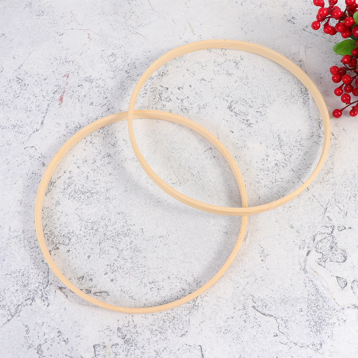 

2Pcs Dreamcatcher Ring Bamboo Circles 15cm DIY Tools for Craft Mandalas Windchime Embroidery Frame Handmade Projects