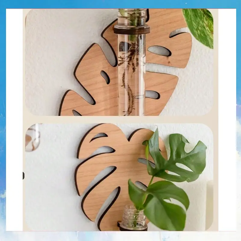 

Retail Leaf Shape Wall Green Plant Rack For Indoor Plants Plant Propagation Station For Women Mom Plant Lovers Gifts