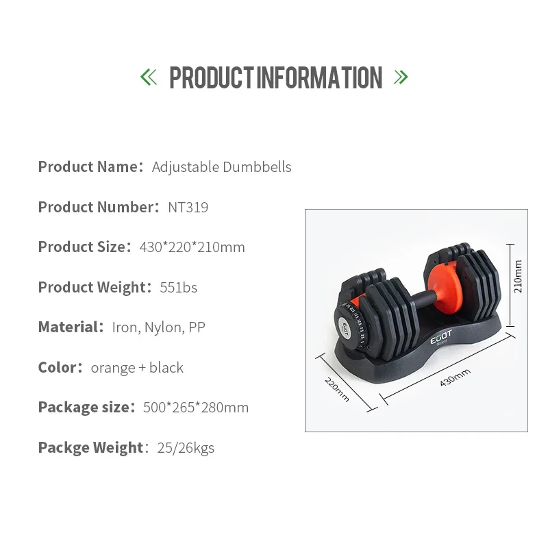 China manufacturer 55lbs octagonal cast iron home fitness weight core mancuernas adjustable dumbbell set image 4