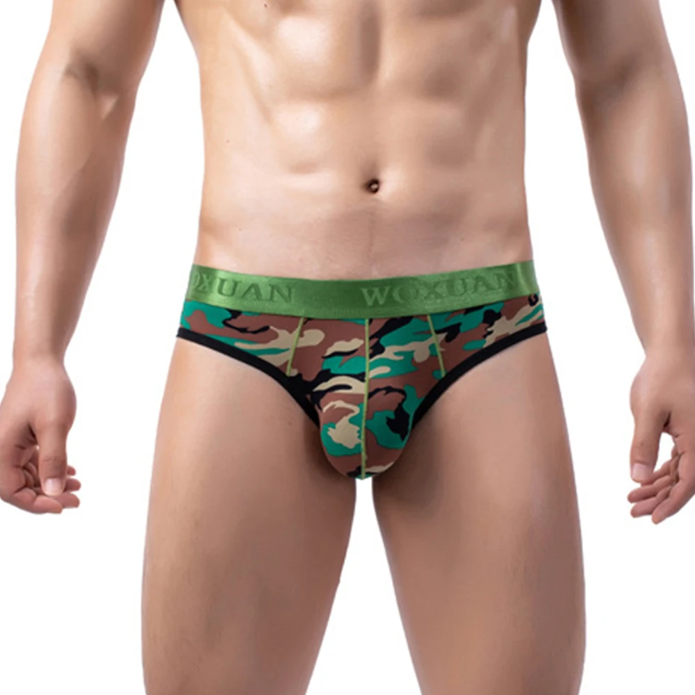 Slip elasticizzati Bikini senza cuciture da uomo Sexy intimo con apertura sul cavallo per uomo perizoma a vita bassa Bikini traspirante mutandine senza fondo