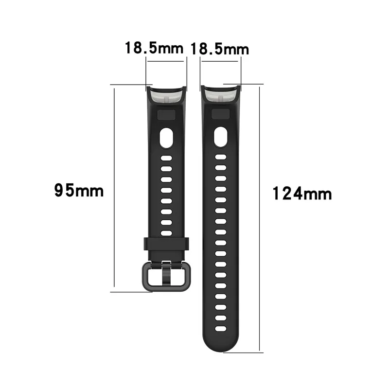 Silicone Wrist Strap For Huawei Honor band 5i ADS-B19 Smart watch Replace Sport Bracelet For Huawei Band 4 ADS-B29 Correa