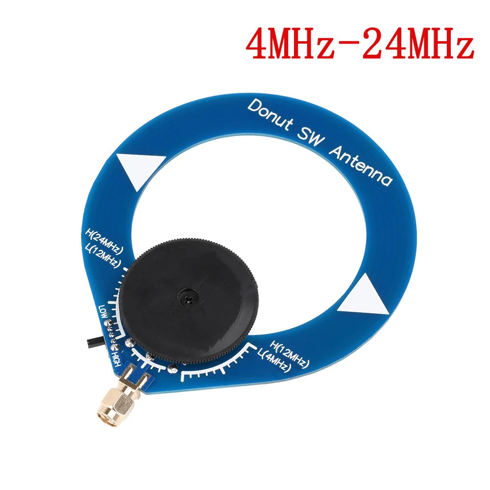 Mini Loop Antennenmodul Donut Antennenmodul SW Kurzwellenantenne AM Medium FM Antenne Wellenantenne Breitbandempfangsantenne