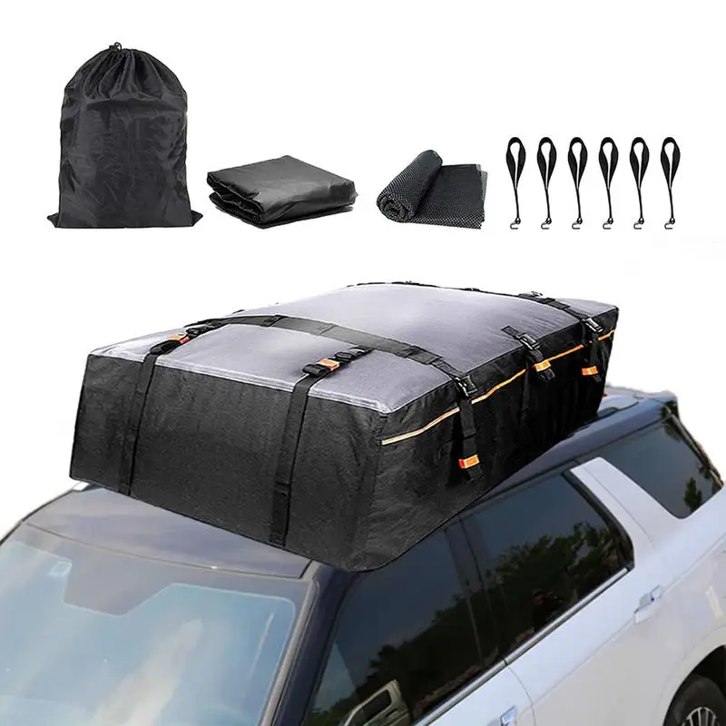 

Waterproof Car Top Carrier Waterproof Car Roof Top Luggage Bag Weatherproof Rooftop Cargo Bag For Cars SUV Van