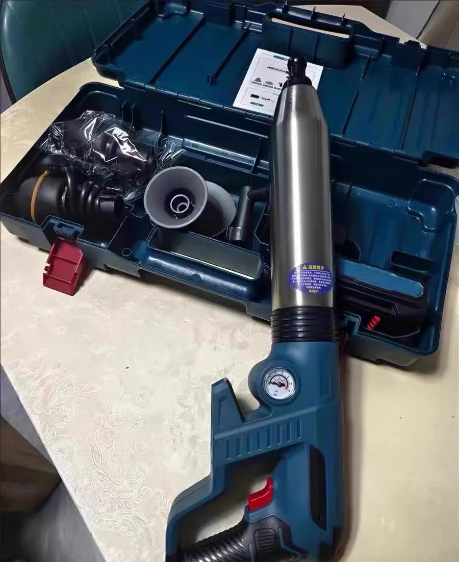 

Professional sewer and toilet unclogging powerful electric unclogging machine, a special tool for pipe and toilet blockages