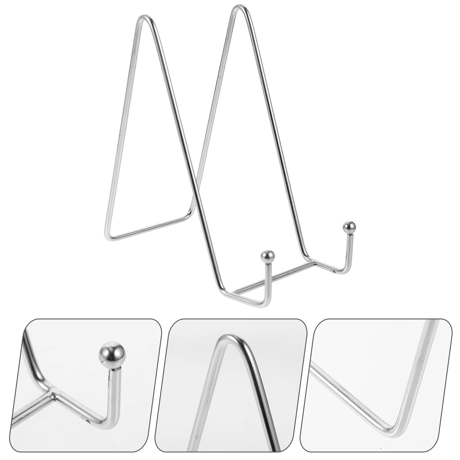 

Pallet Photo Frame Display Stand Ceramic Plate Book Easel Desktop Bookcase Rack Iron Picture Holders for Tables