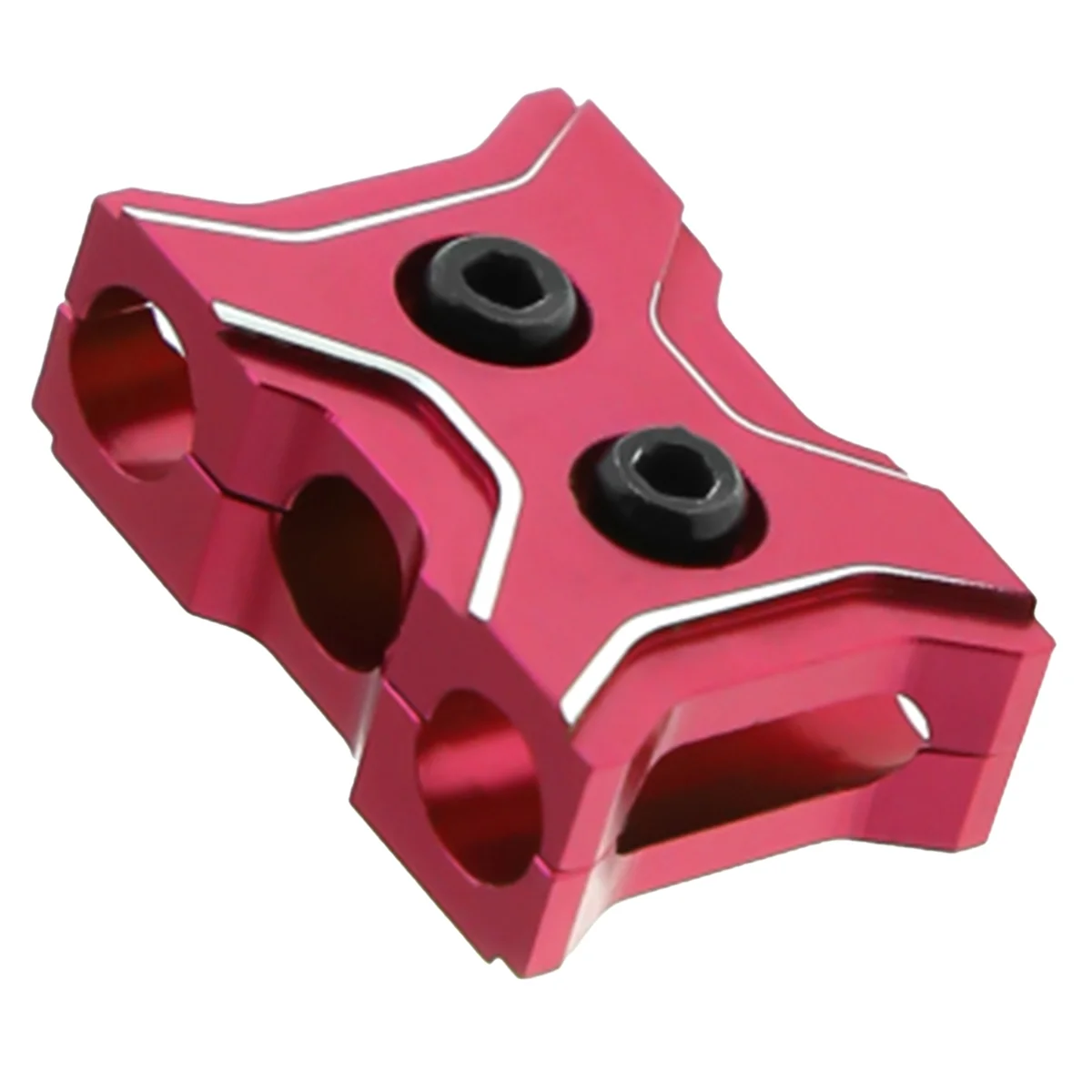 Aluminum Alloy ESC Motor Cable Manager Wire Fixed Clamp Buckle Prevent Tangled Line Clip Tool for RC Model Car, Red