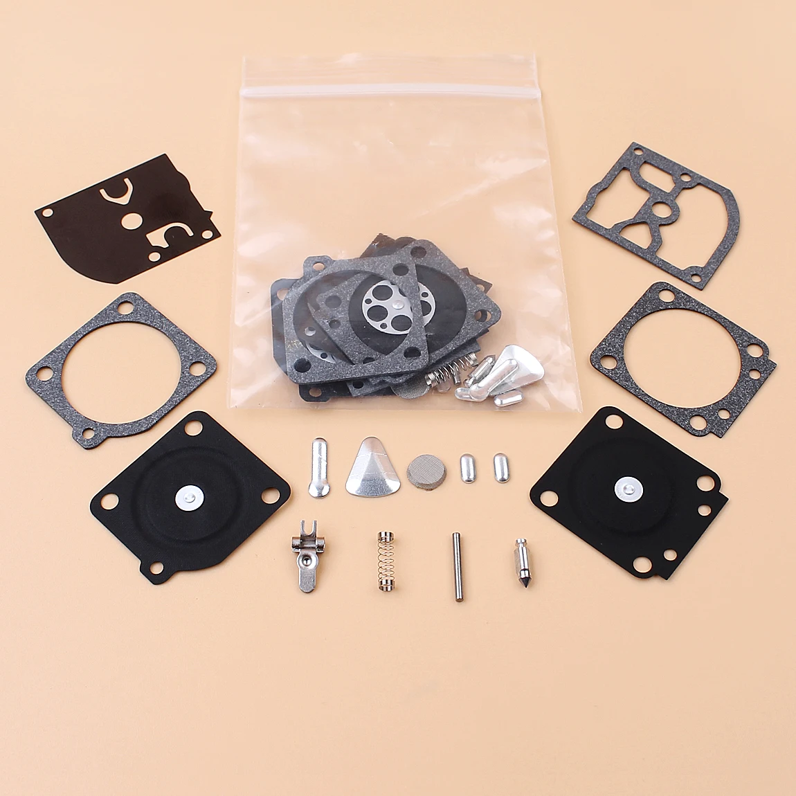 2 Carburetor Diaphragm Repair Kit For STIHL 020 020T MS191 MS192T MS200 MS200T HUSQVARNA 113LD 123C 123L 322L 323L Zama C1Q Carb