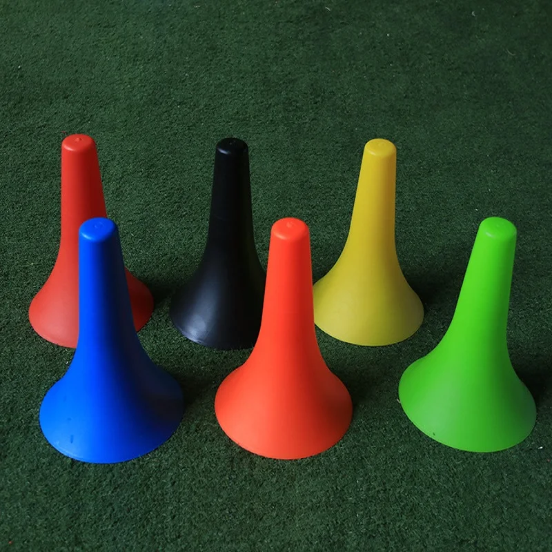 Horn Shape Soccer Trainning Cone Stadium Marking, Agility Free Slalom Skate Pile, Football Equipment, Sports and Entertainment