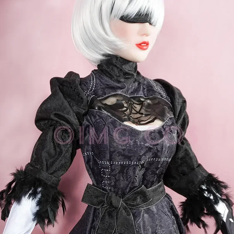 女性のためのキドニーオートマタコスプレ衣装,ヨラ2b,セクシーな衣装,ゲームスーツ,ロールプレイングスーツ,女の子,ハロウィーンパーティー,ファンシードレス