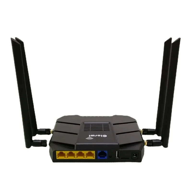 ZBT WE1326-KC Wifi Router SIM Card 4G LTE Router Repeater 5dBi External Antenna 1200Mbps 256MB 4*Gigabit Network Hotspot