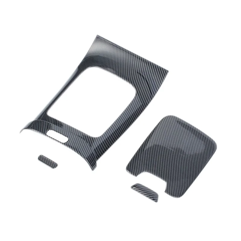 لوحة ناقل الحركة للسيارة غطاء كوب الماء المركزي لسيارة Mercedes Benz GLC Class X254 GLC260 GLC300 2023 لوازم السيارات (الكربون) #1