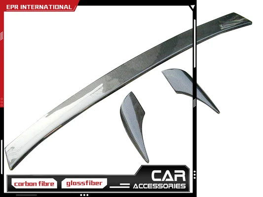 

Car-styling For Nissan S14 S14A Origin Carbon Fiber Trunk Spoiler Glossy Finish Rear Wing Lip Fibre Bootlid Splitter Drift Part