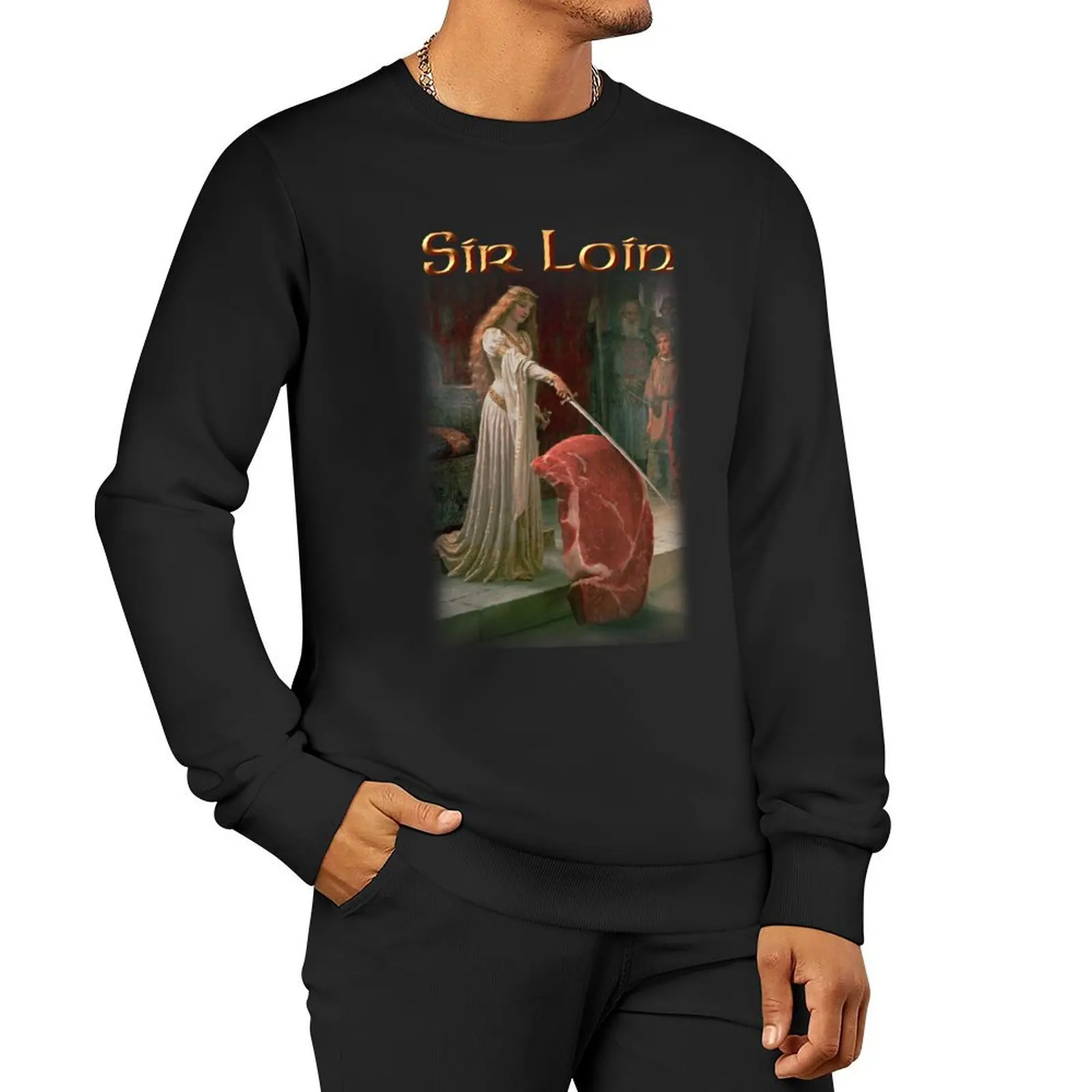 

Sir Loin Steak Sweatshirt autumn clothes male clothes men's sweatshirts