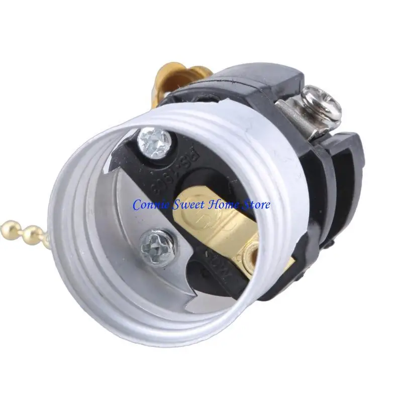 

Промышленный патрон LXAF для ламп, простой в использовании, металлический цоколь, патроны для ламп с цоколем на вытяжной цепи,