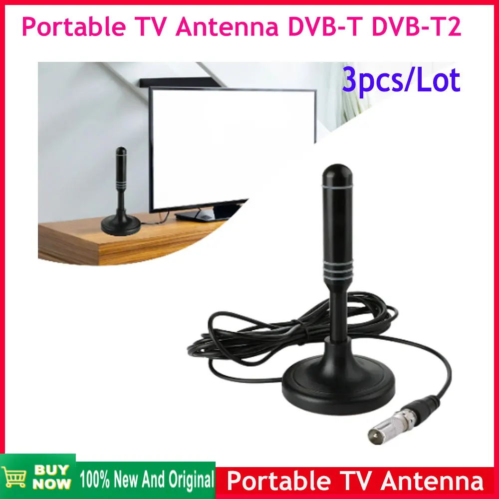 Imagem -03 - Antena de tv Portátil para Dvb-t e Dvb-t2 Indoor Receiver Box Digital Box