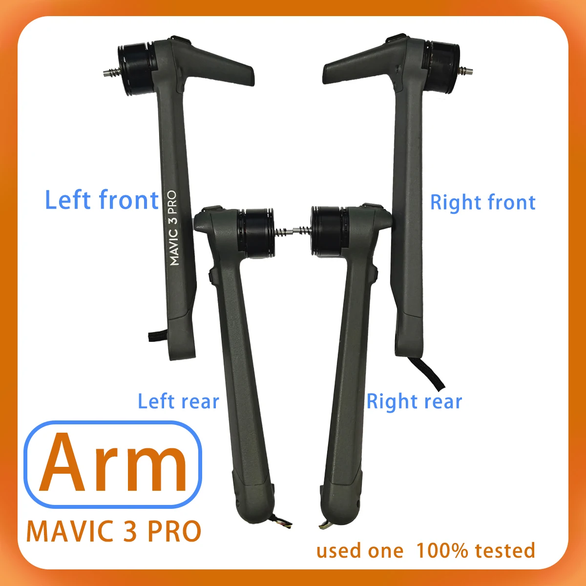 

Mavic 3PRO CINE propeller motor arm Mavic 3 left front motor arm Mavi 3 motor, suitable for DJI Mavi 3 series