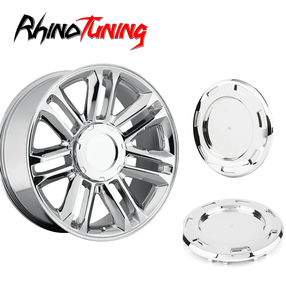 

RhinoTuning 1 шт./4 шт. наружный диаметр 203,1 мм, внутренний диаметр 183,2 мм, центральная крышка колеса для 2007-2014 Escalade 22 дюйма # 9595475 # C9597950 # 9598295 # 4680 # 5309