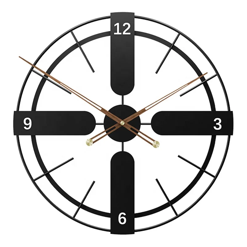 New Design Minimalist Modern Nordic Living Room Art Decoration Wall Hanging Clock