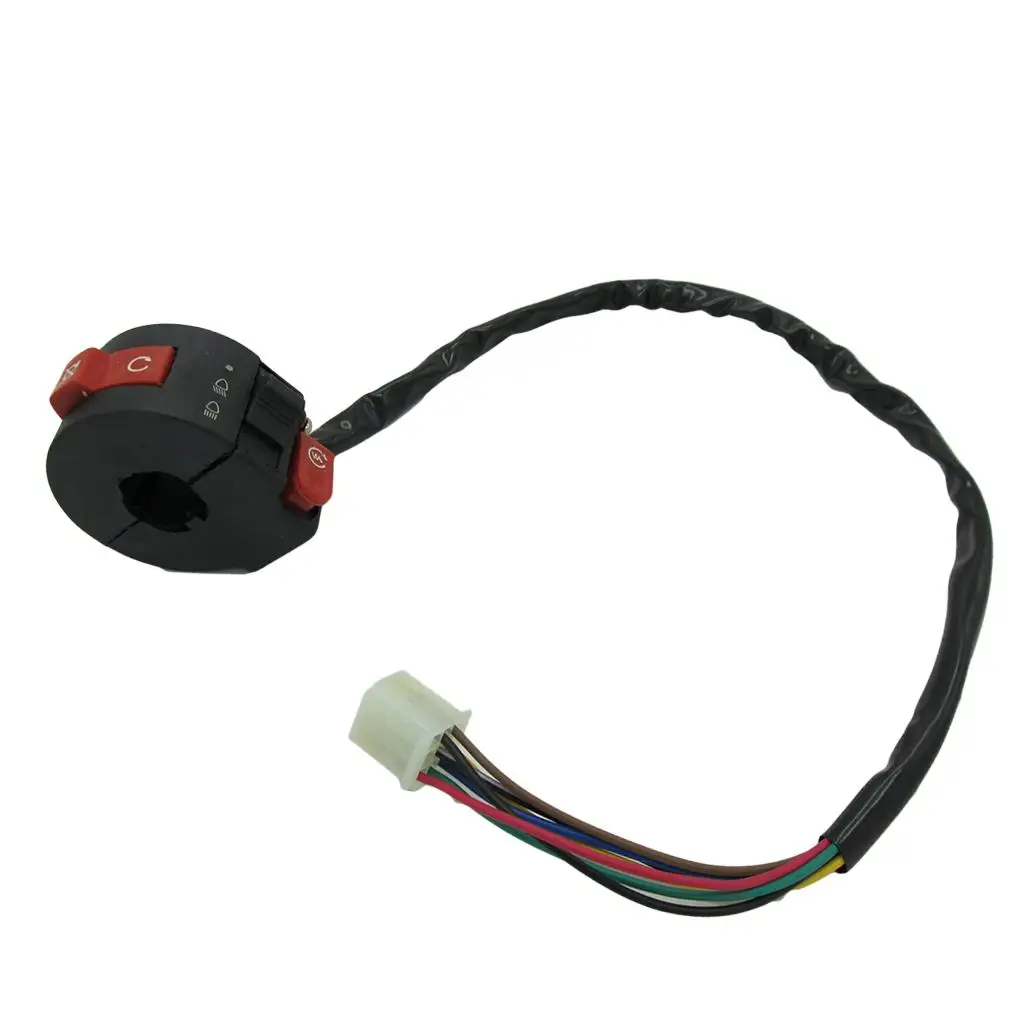 3 Functional Handlebar Switch Left for 50cc 70cc 90cc 110cc 125cc ATV Quad 4