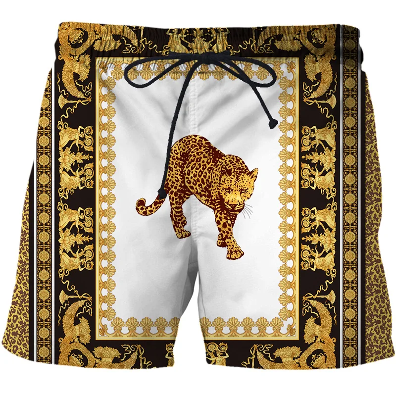 Shorts de plage imprimés léopa - 3D Printing Service avis et prix
