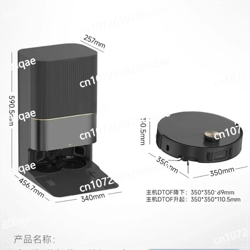 

Cleaning Hot Water Cleaning X50 Pro Intelligent Sweeping Robot with 19500pa High Suction Power Integrates Vacuum