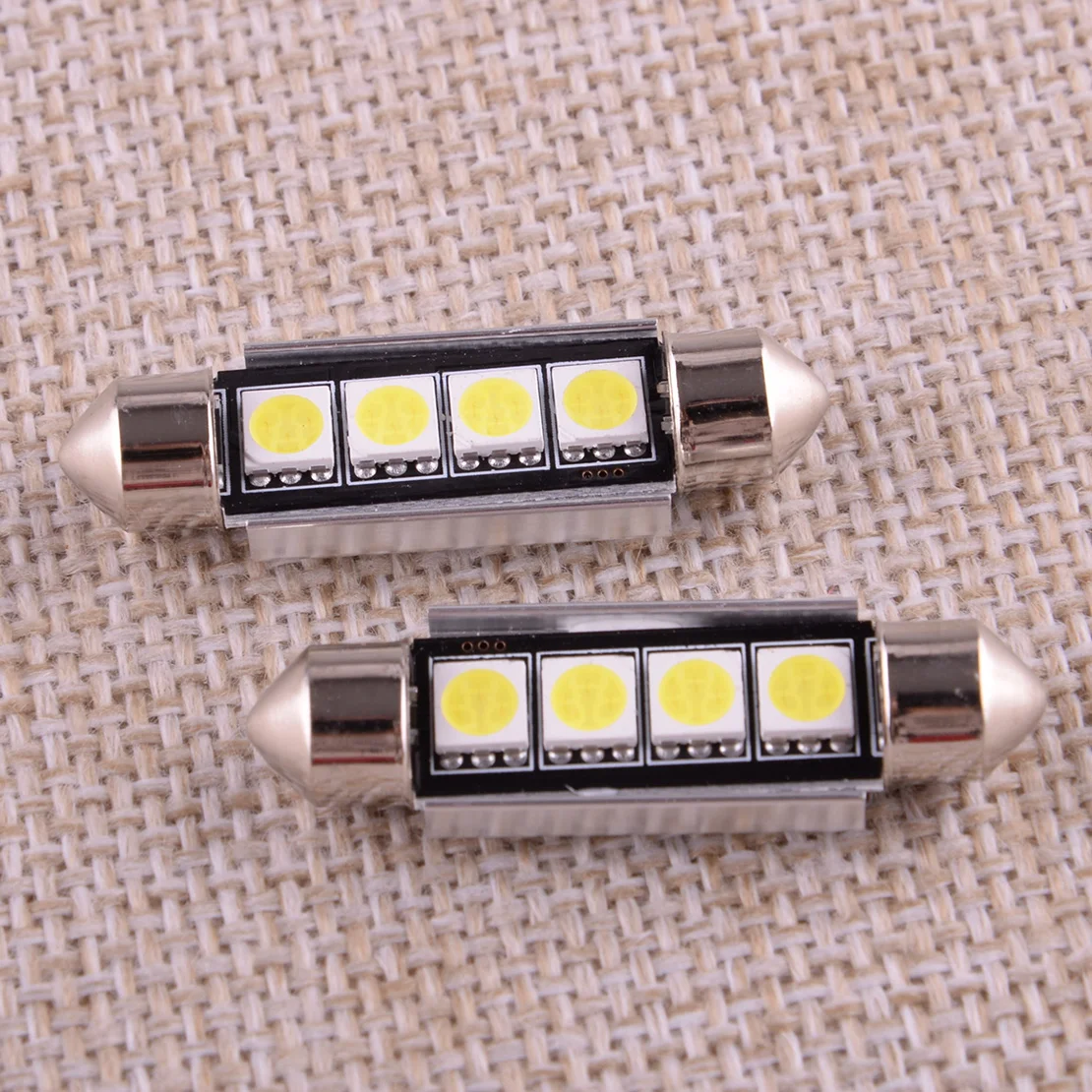 2Pcs LED White Interior Dome Lights Bulbs Aluminum Fit for Kenworth T660 T600 T2000 12V New High Quality