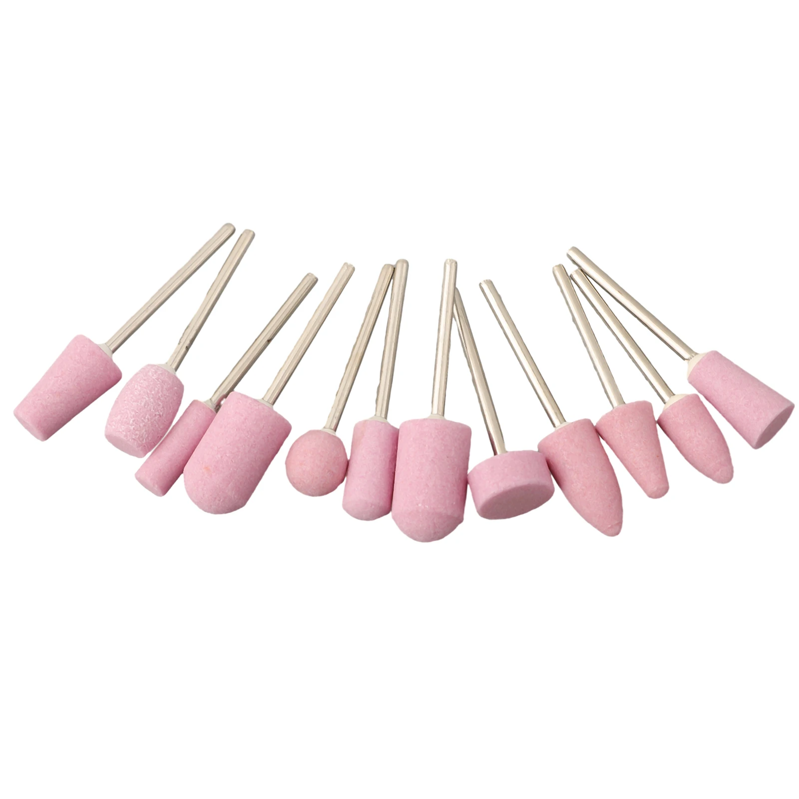 12pcs Abrasive Mounted Stone For Rotary Tools Grinding Wheel Head Accessories Tools Grinding Sanding Sander Cuticle