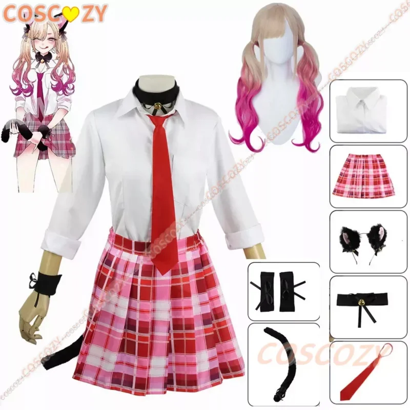 Marine Kitagawa cosplay anime my dress up Darling Lolita Cat Girl JK skirt outfits cosplay Purim carnival party costume uniform