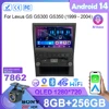 Lexus gs-カーラジオ,メディアプレーヤー,GPSナビゲーション,ビデオ,Android 14, 9インチ,2DIN,車用Gs300,gs350,1999-2004, 5g 1