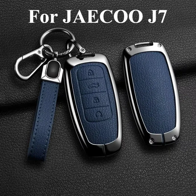 Car Key Case Bag For For Jaecoo J6 J7 J8 Phev 2023 2024 2025 Keychain Protective Cover Smart Remote Key Protection Shell
