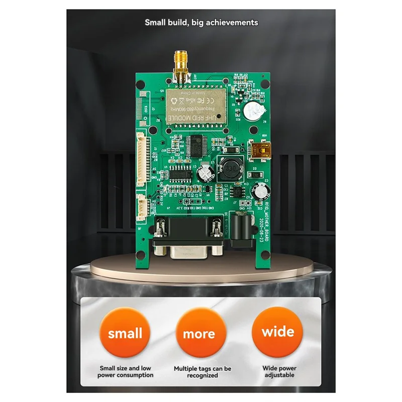 【Ostatnia szansa!】 Moduł czytnika RFID TTL232 z interfejsem USB, programator UHF, tagi 860-960Mhz, 1 port do projektów Arduino i Raspberry