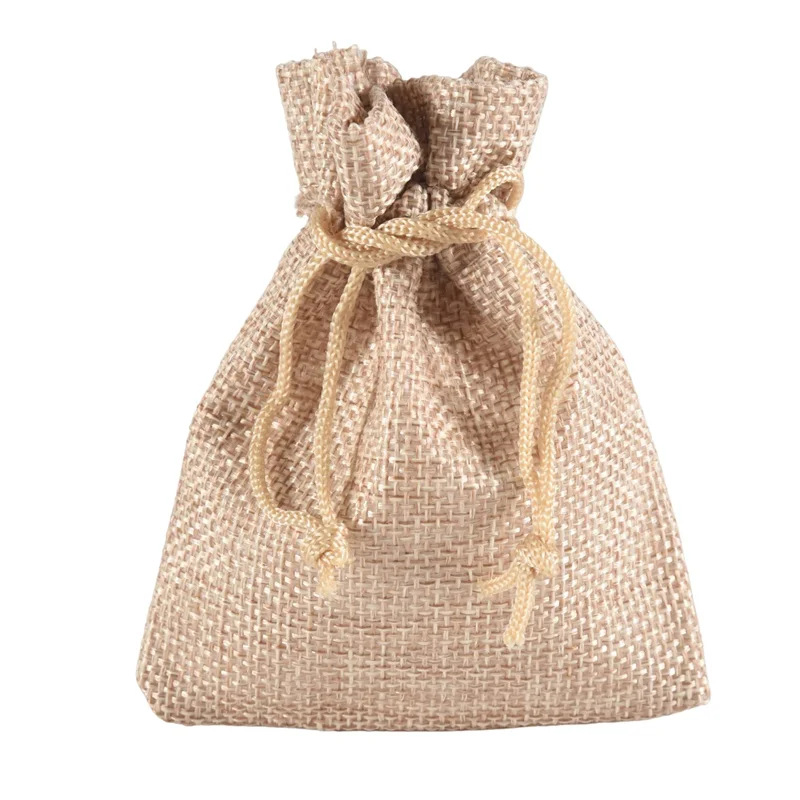 Small Burlap Bags With Drawstring,3X4inch Gift Little Burlap Drawstring Bags,Reusable To Store Tea Sachet Bags-New