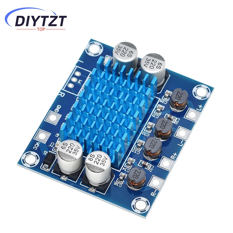 XH-A232 30W+30W Dual Channel Digital Stereo Audio Power Amplifier Board 12V 24V Amplifier Board 8-26V DC Audio Amplifier Board
