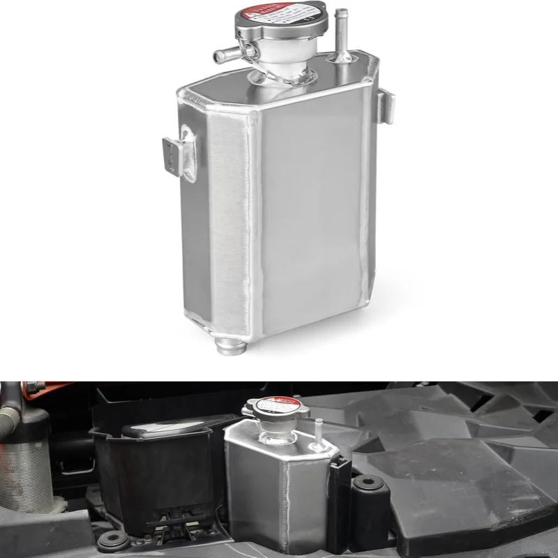 Aluminum Cooling Reservoir Tank For Can-Am Maverick X3 4x4 Turbo DPS 2018-2021, Commander 1000R 4x4 DPS 2021-2023