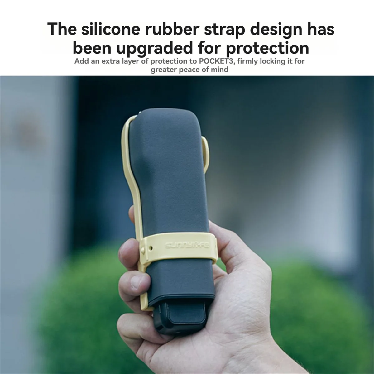 M86K  for 3 Protective Case Camera Lens Screen Anti-Fall Upper Cover Storage Bring Rope Accessor Pink