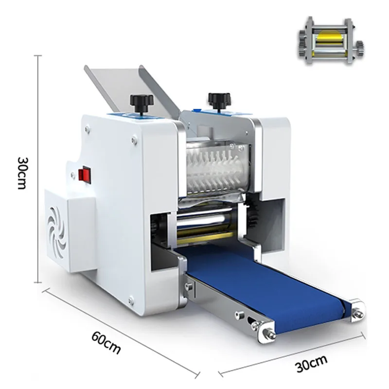 Countertop Dough Sheet Forming Implement Electric Dough Pressing Equipment for Snack‑Shop‑Dumpling‑Skin‑Production‑Tasks