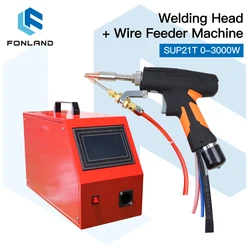 Fonland 1064nm 4-in-1 Laser SUP21T Welding Head with SUP-AFM-A Wire Feeder Laser Welding System Set for Fiber Welding Machine