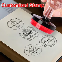 Custom Ex Libris Stamp with Self-Inking - Personalized