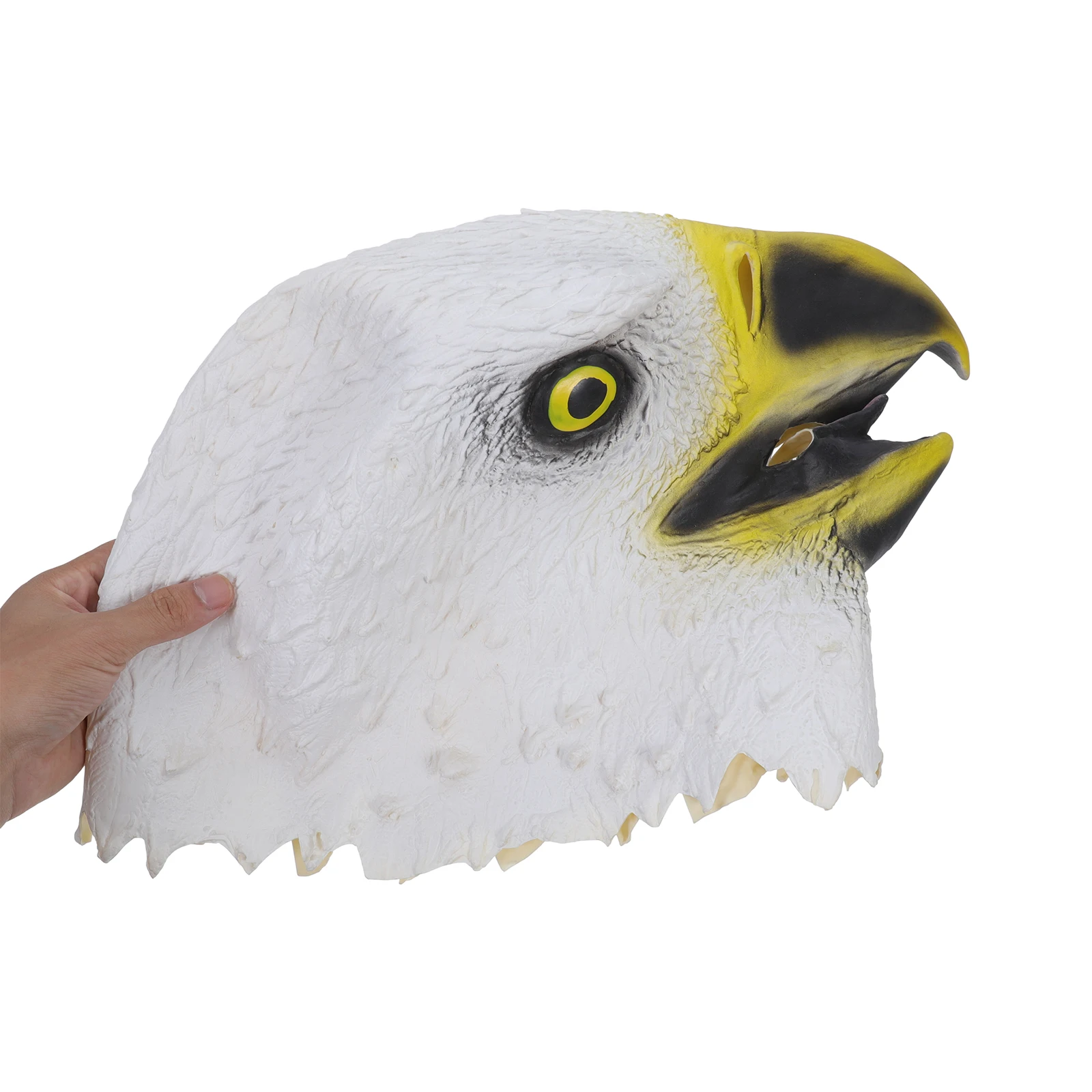 

Eagle Mask Head Cover Funny Color Animal Has Halloween Costumes Cosplay Shape Shine